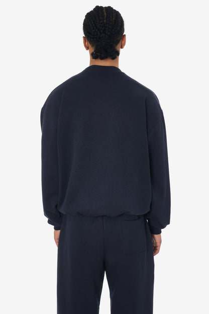 MWF1047 - 10 oz. Mid-weight Poly Cotton Fleece Wide Crewneck