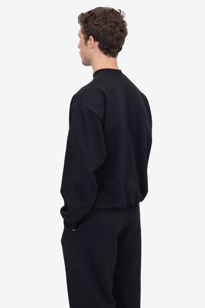 MWF1047 - 10 oz. Mid-weight Poly Cotton Fleece Wide Crewneck