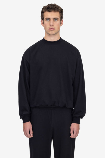 MWF1047 - 10 oz. Mid-weight Poly Cotton Fleece Wide Crewneck