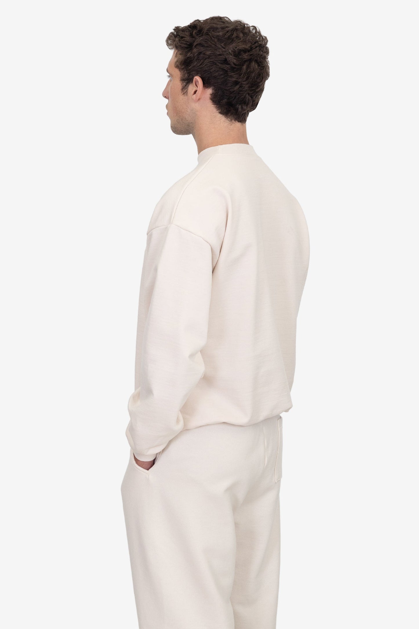 MWF1047 - 10 oz. Mid-weight Poly Cotton Fleece Wide Crewneck