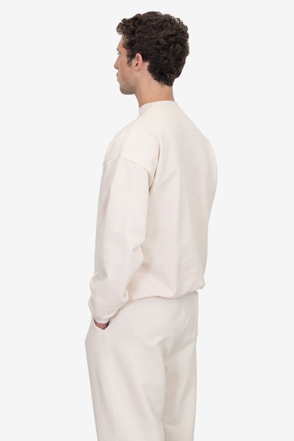 MWF1047 - 10 oz. Mid-weight Poly Cotton Fleece Wide Crewneck