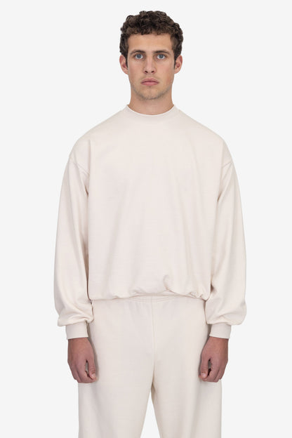 MWF1047 - 10 oz. Mid-weight Poly Cotton Fleece Wide Crewneck