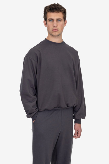 MWF1047 - 10 oz. Mid-weight Poly Cotton Fleece Wide Crewneck