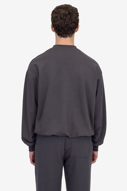 MWF1047 - 10 oz. Mid-weight Poly Cotton Fleece Wide Crewneck