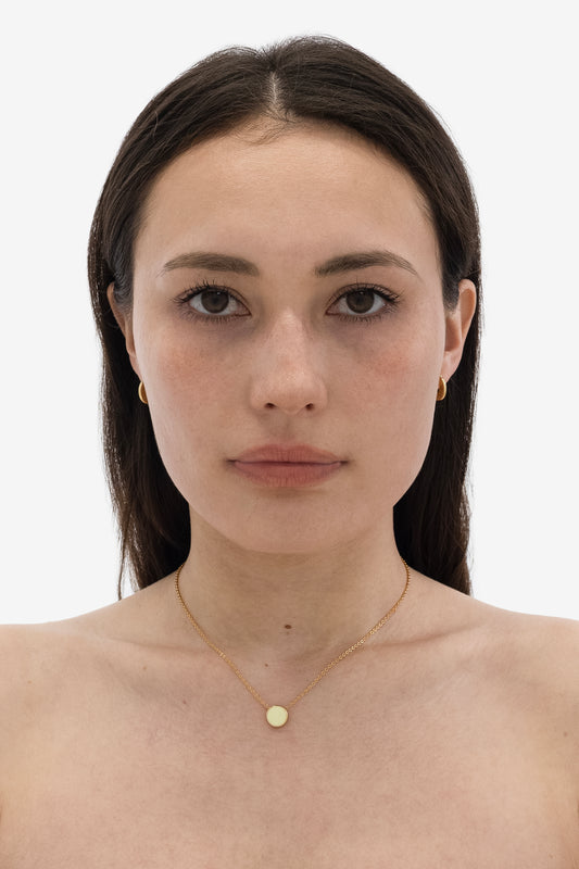 NCKES90 - 9mm Enamel Stud Necklace