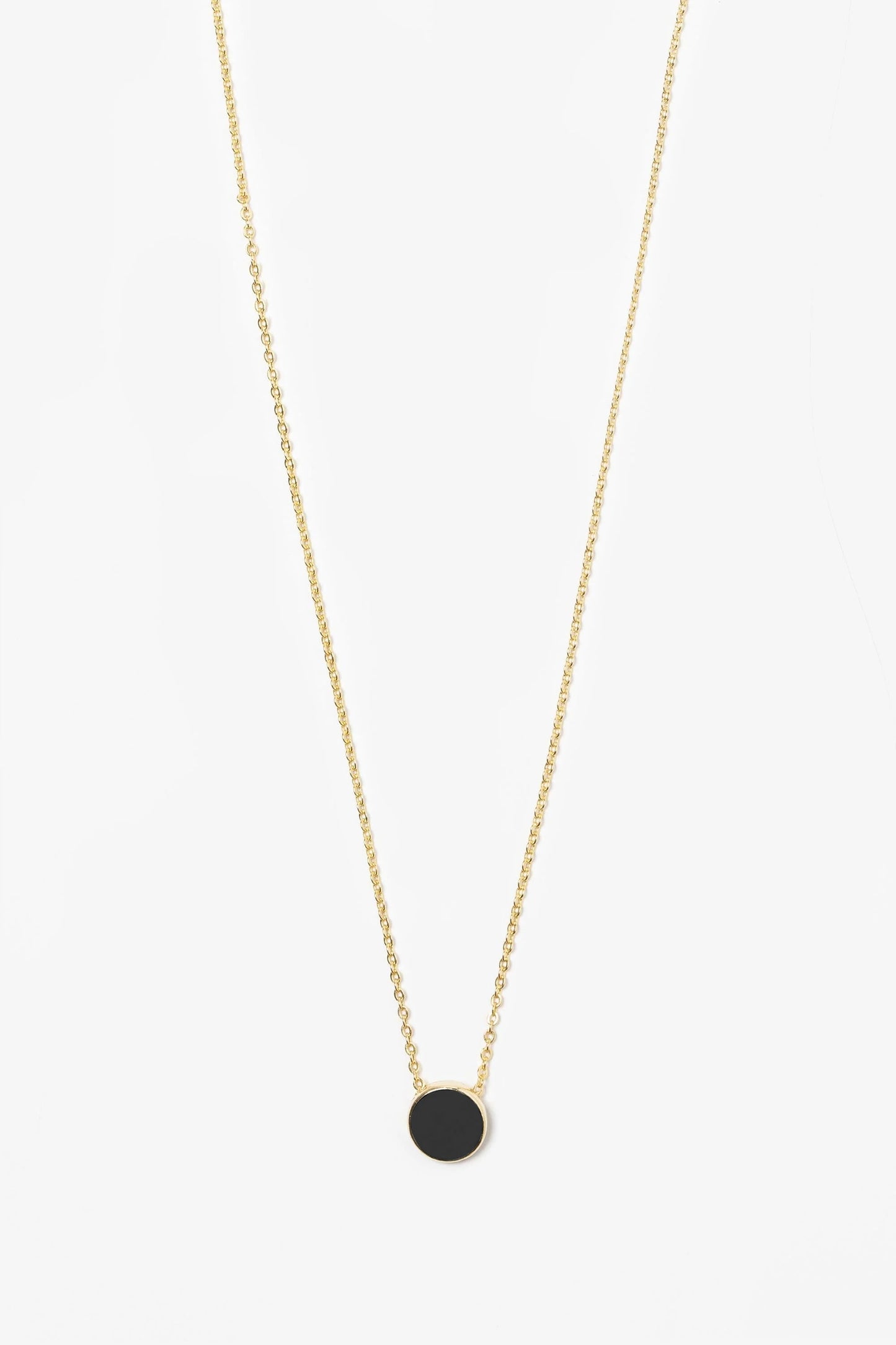 NCKES90 - 9mm Enamel Stud Necklace