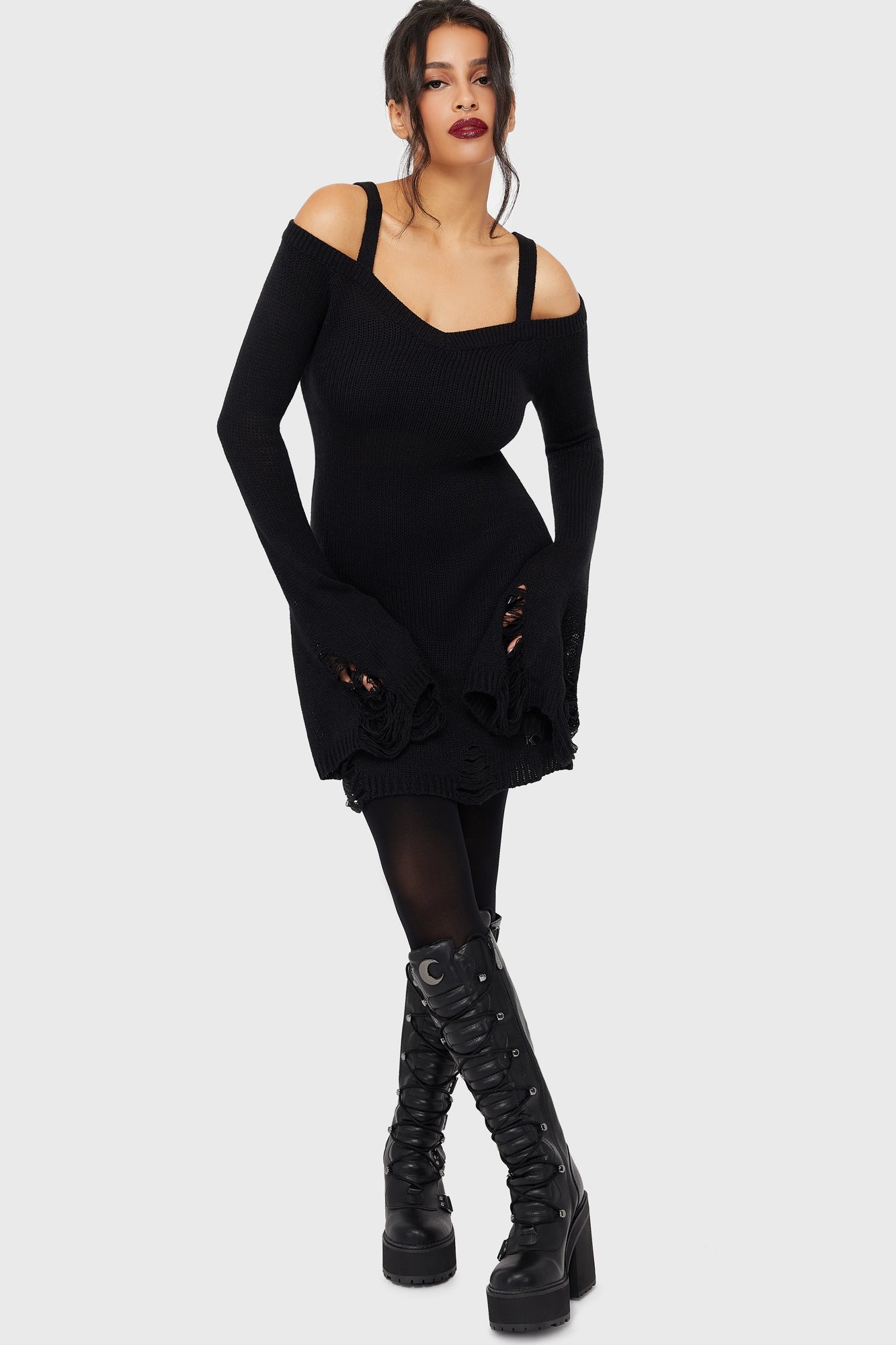 Night Widow Mini Dress