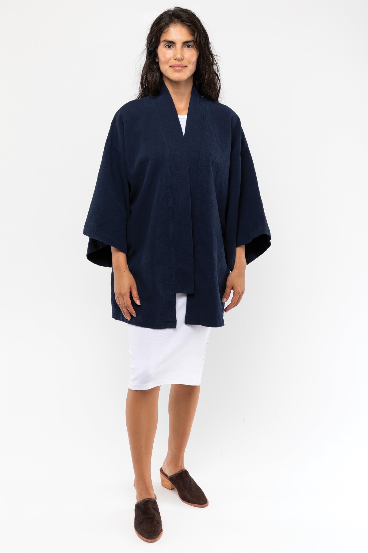 DCT01GD - Double Style Textile Mid Length Kimono