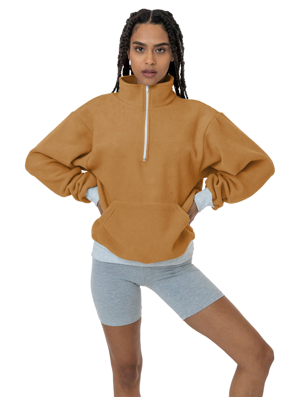 PF408 - Polar Fleece Half Zip Pullover