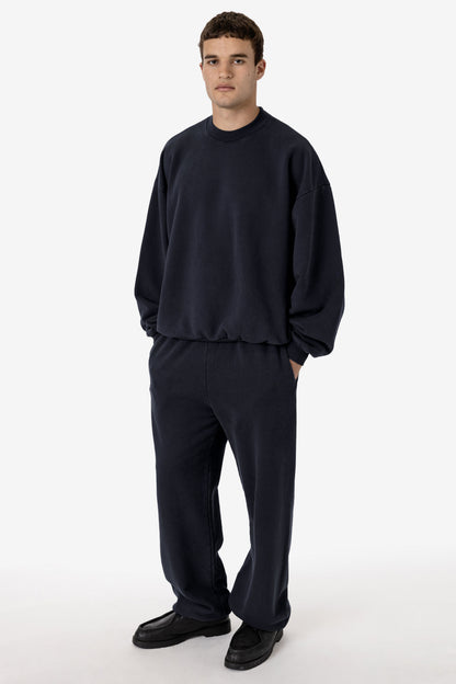 PLU07GD - 16oz. Garment Dye Plush Fleece Pullover Crewneck Sweatshirt