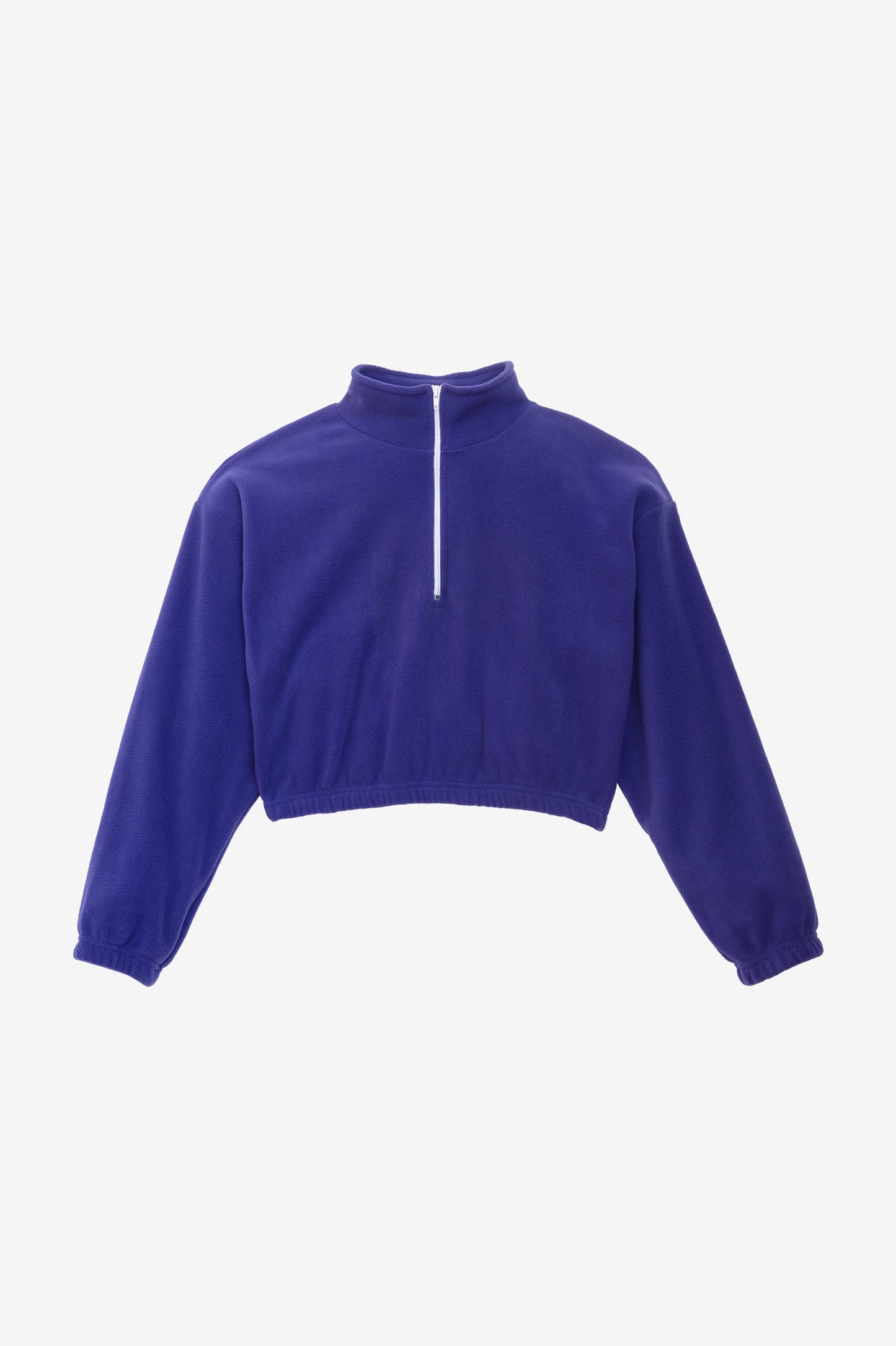 PF306 - Cropped Polar Fleece Half Zip Pullover
