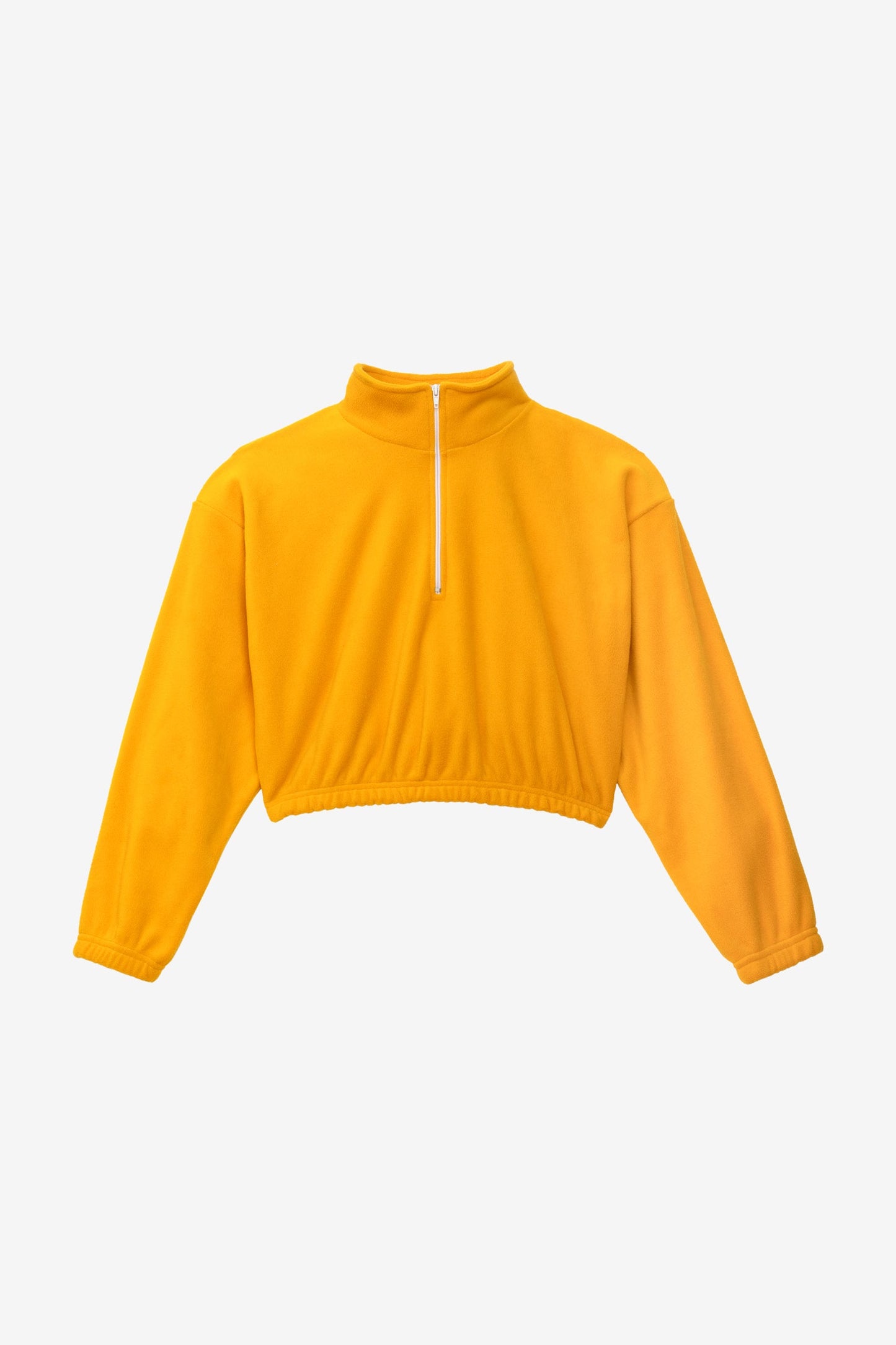 PF306 - Cropped Polar Fleece Half Zip Pullover