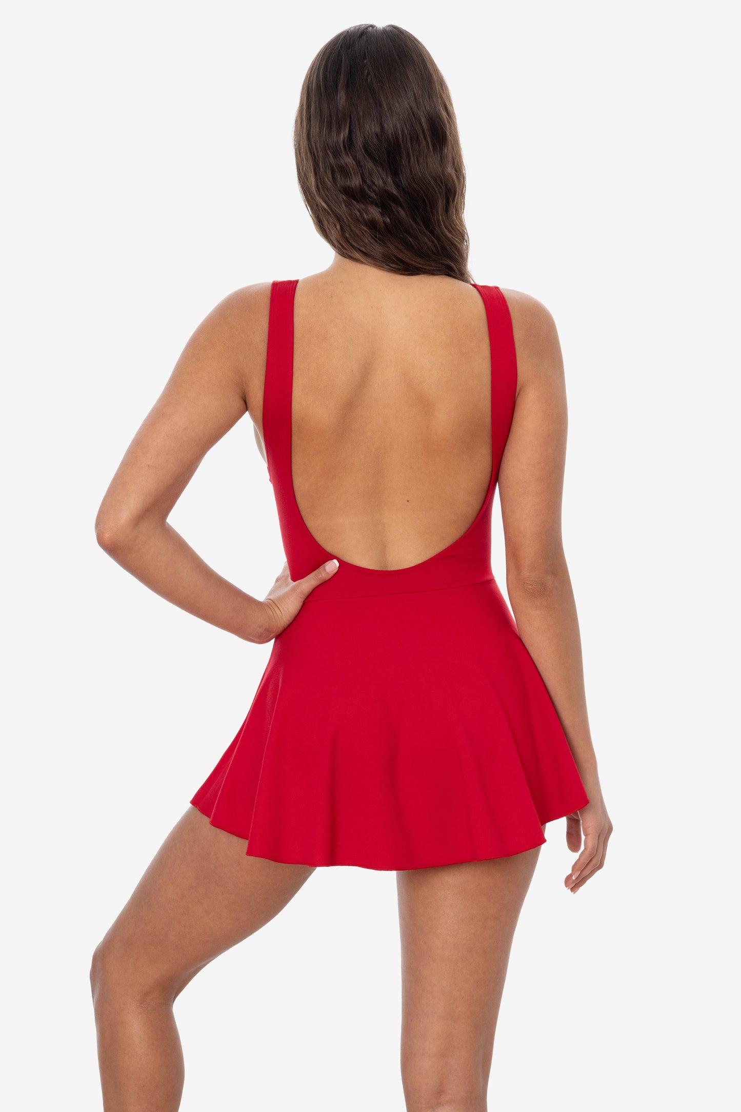PON413 - Ponte Boatneck Ballerina Skirted Leotard