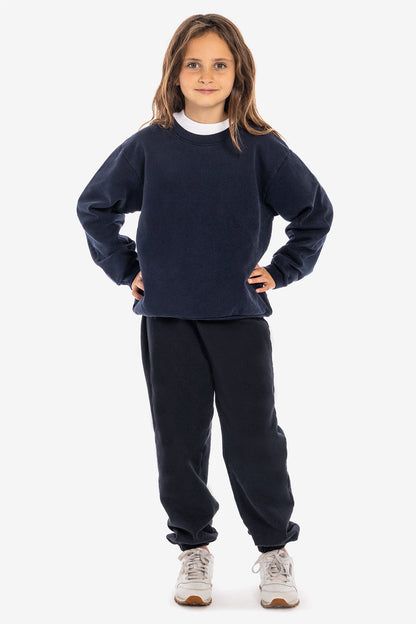 HF107GD - Kids Heavy Fleece Garment Dye Crew Sweatshirt