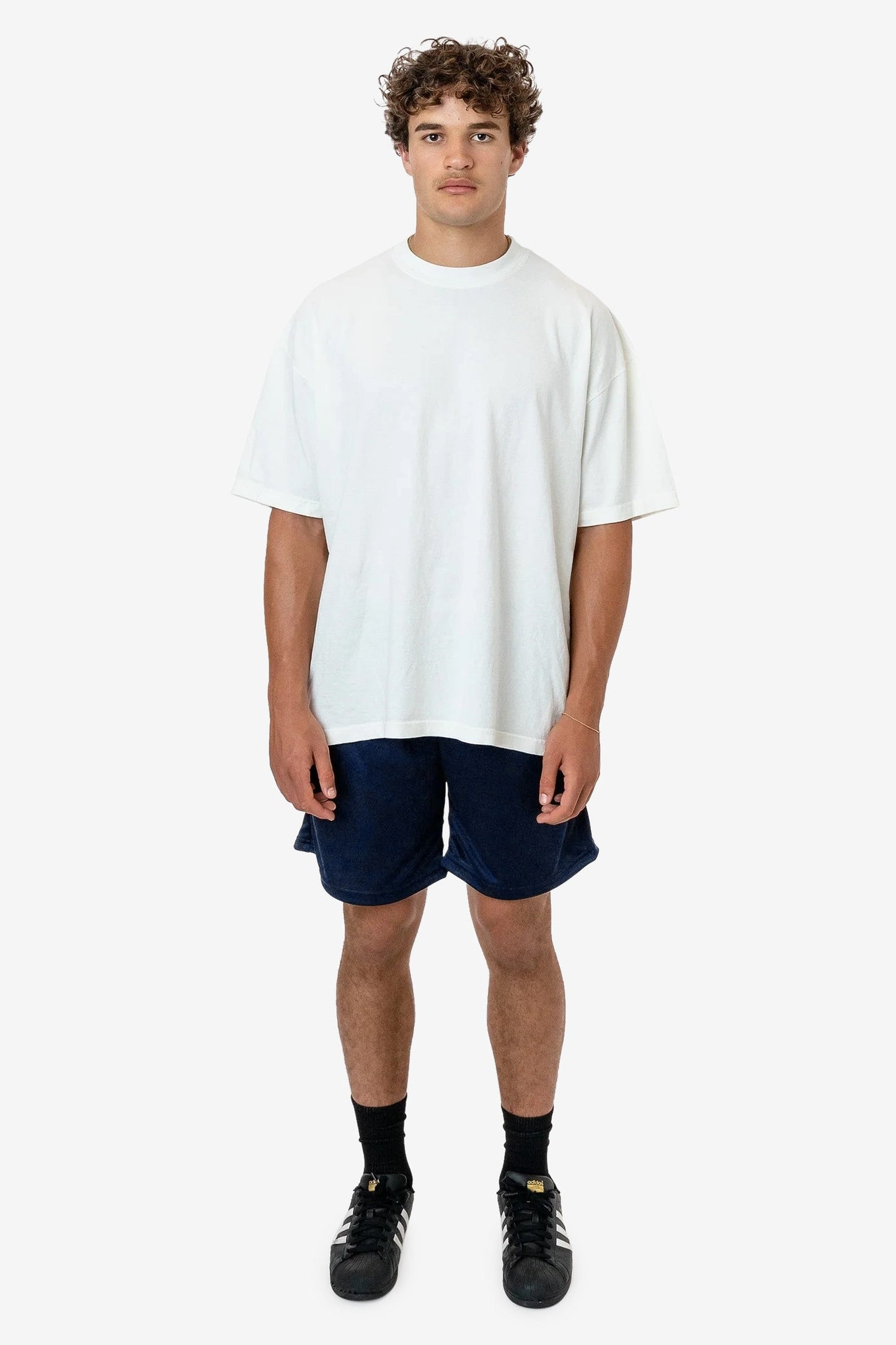 PPQ42 - Poly Pique Mesh Mid-Length Shorts