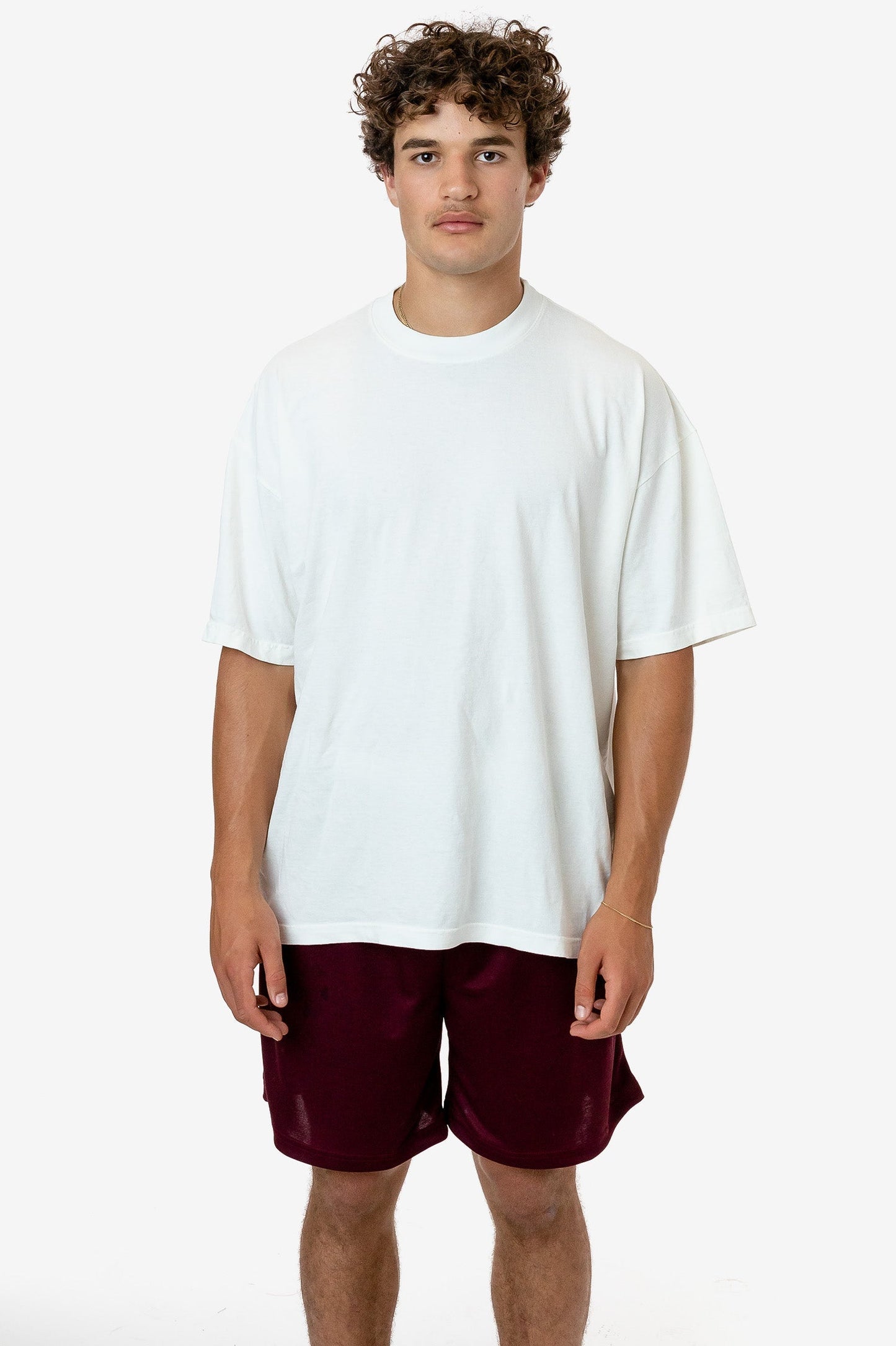 PPQ42 - Poly Pique Mesh Mid-Length Shorts