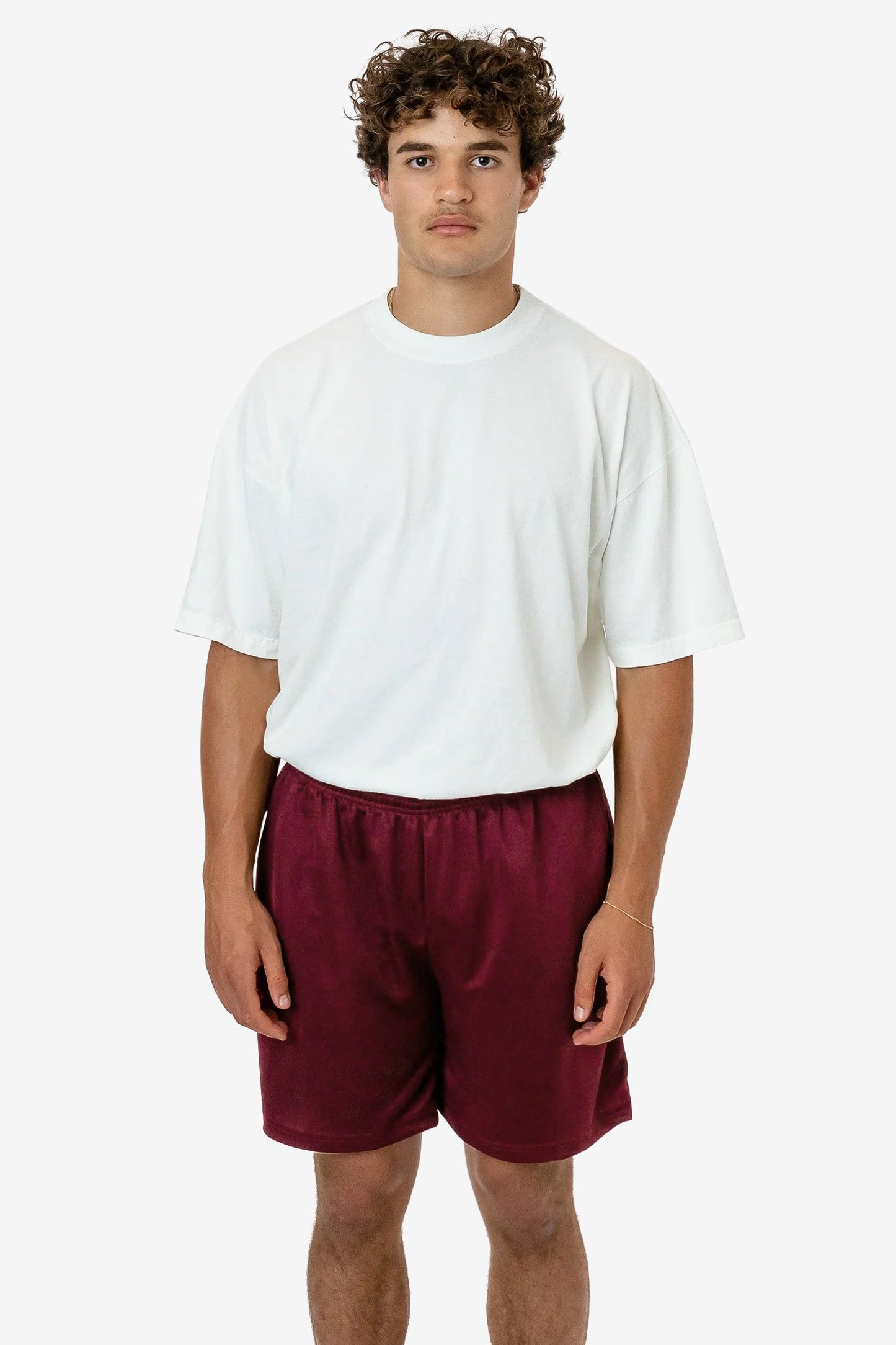 PPQ42 - Poly Pique Mesh Mid-Length Shorts