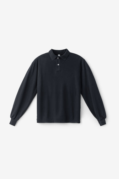 PQ24417GD - Long Sleeve Pique Polo