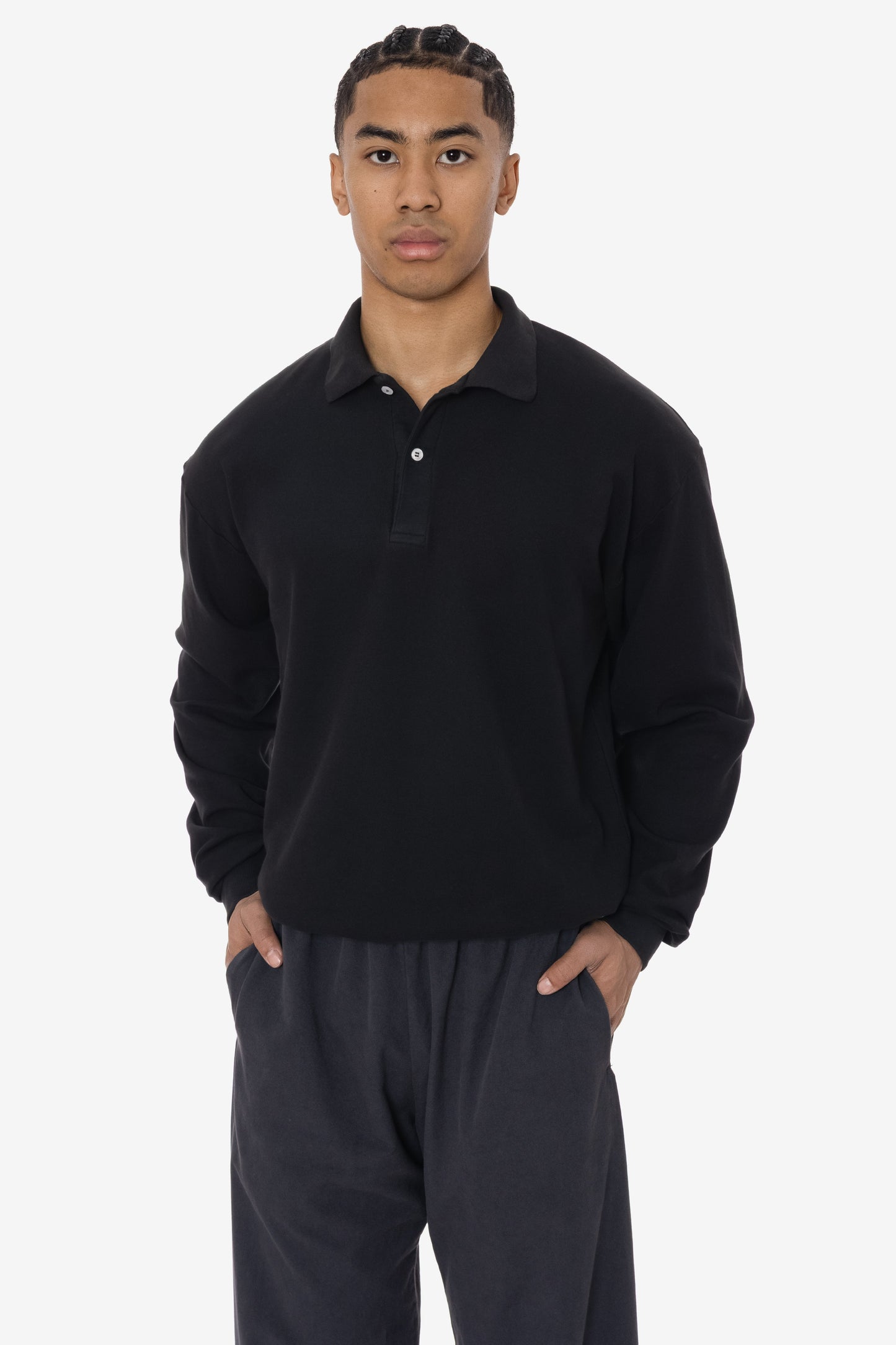 PQ24417GD - Long Sleeve Pique Polo