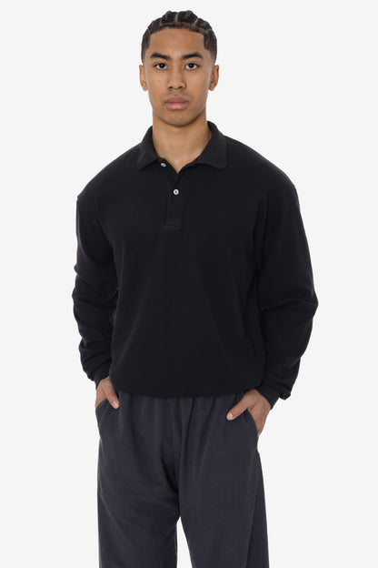 PQ24417GD - Long Sleeve Pique Polo