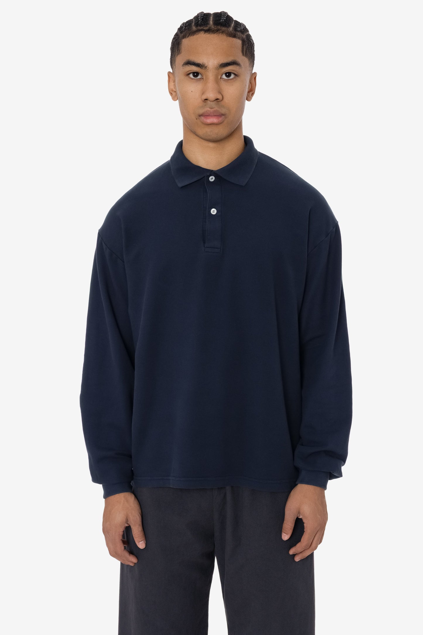 PQ24417GD - Long Sleeve Pique Polo