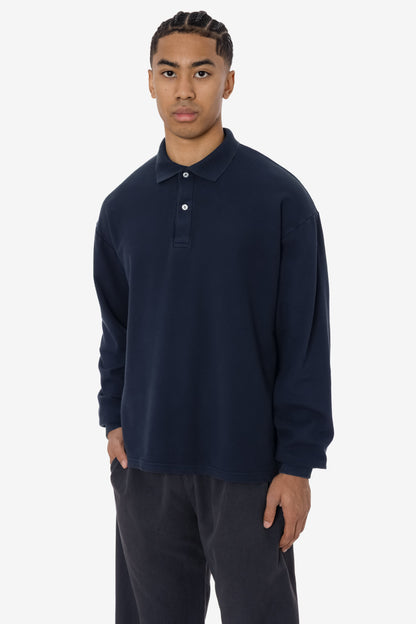 PQ24417GD - Long Sleeve Pique Polo