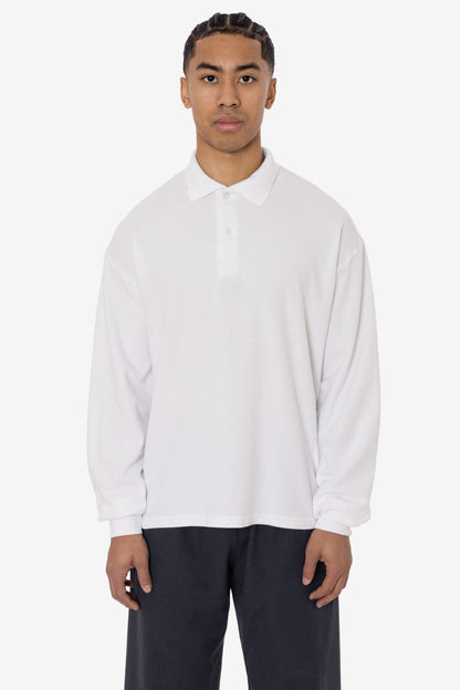 PQ24417GD - Long Sleeve Pique Polo