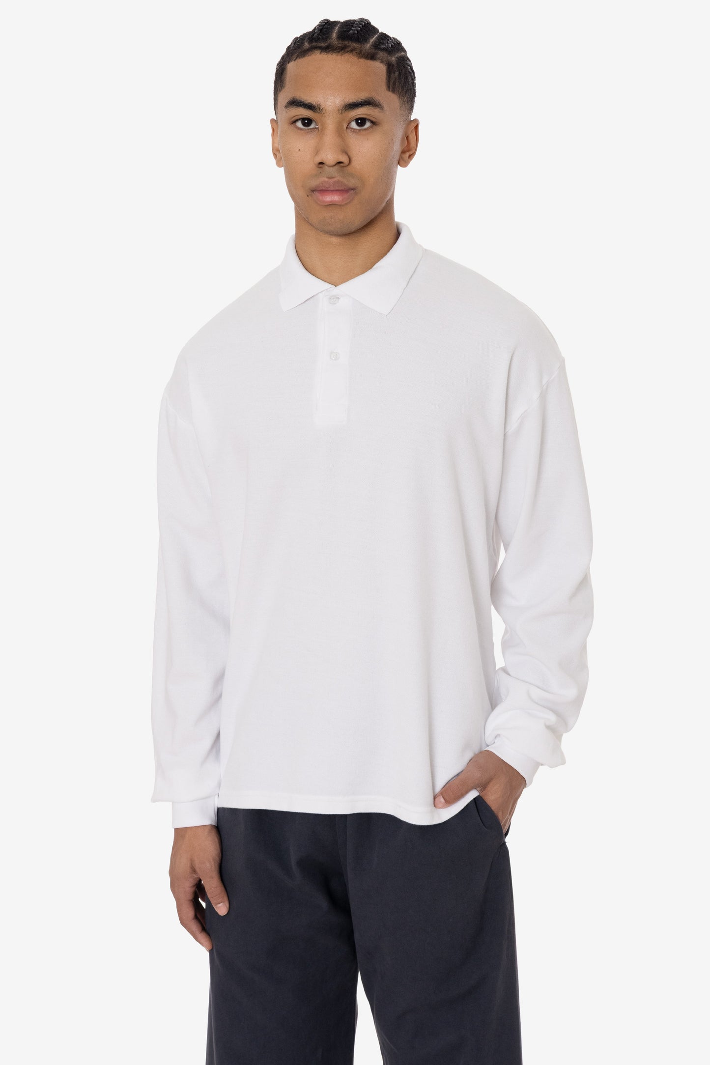 PQ24417GD - Long Sleeve Pique Polo