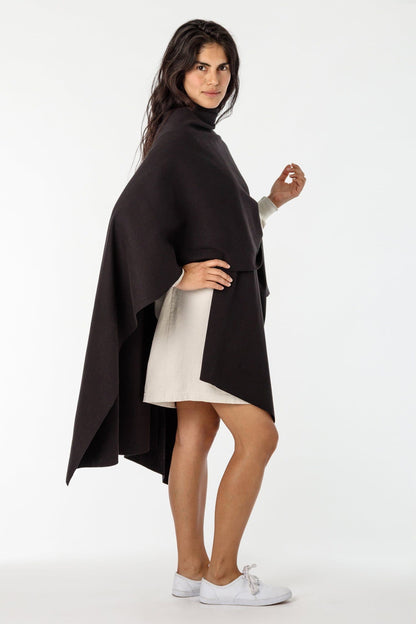 RHFR399GD - Heavy Cotton Rib Poncho