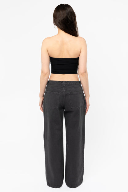 RBDW401GD - 12 oz Bull Denim Mid Rise Wide Leg Jeans