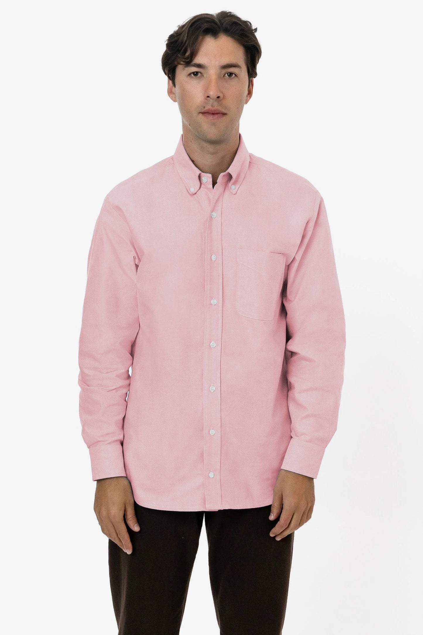 RCP402 - Classic Long Sleeve Oxford Button Down Shirt