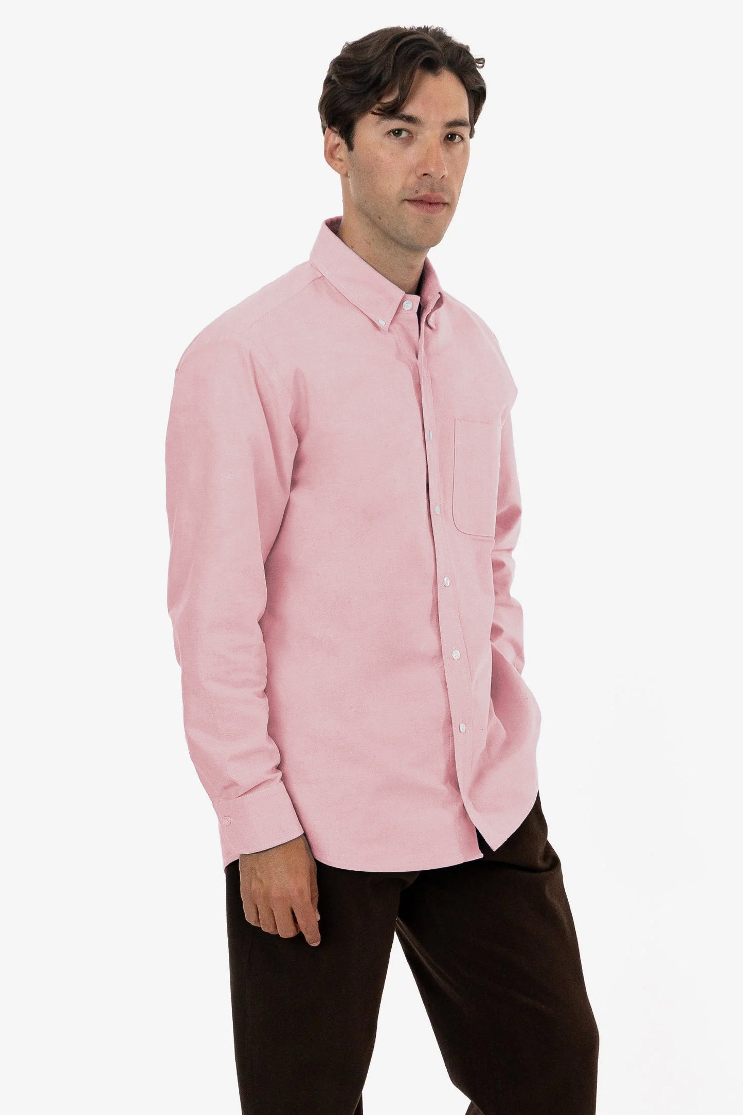 RCP402 - Classic Long Sleeve Oxford Button Down Shirt