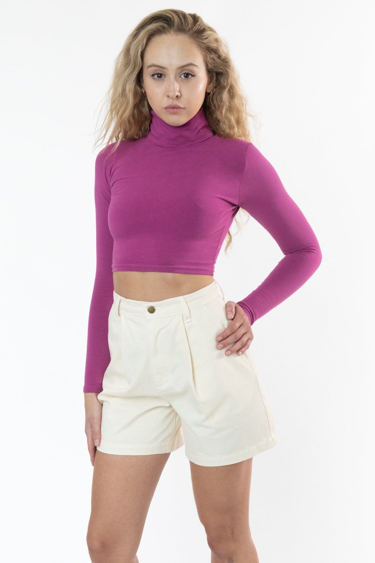 RCT372 - Cotton Twill Pleated Short