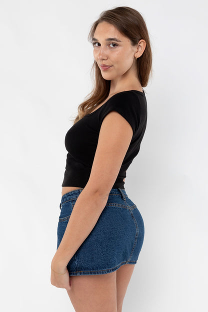 RDNW30 - Denim Micro Mini Skirt