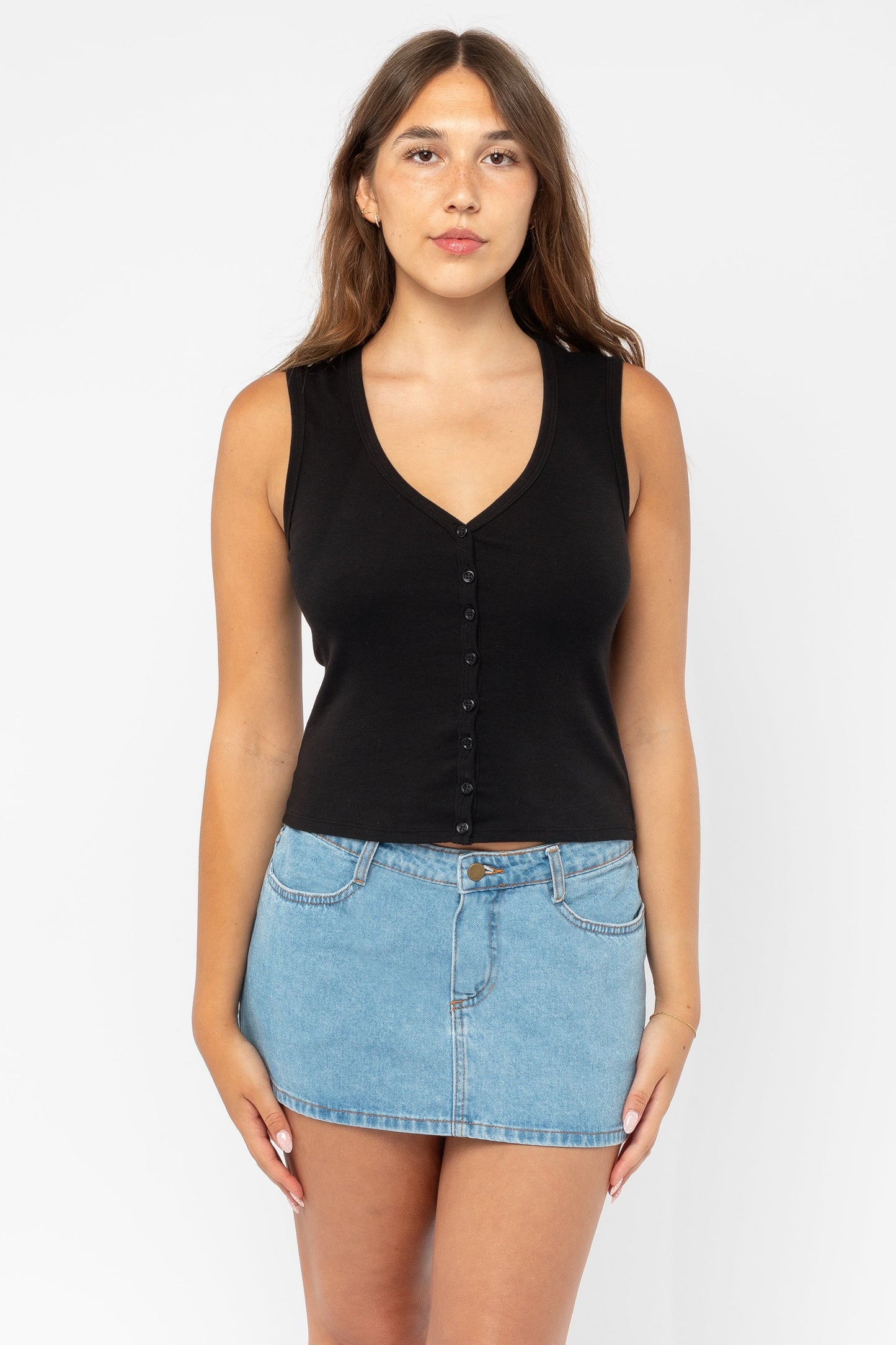 RDNW30 - Denim Micro Mini Skirt