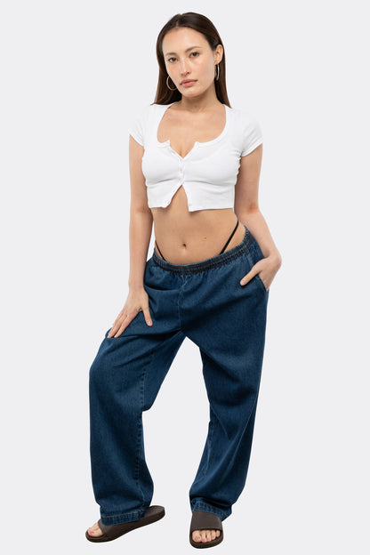 RDNW405 - Unisex 10oz. Wide Leg Denim Pants