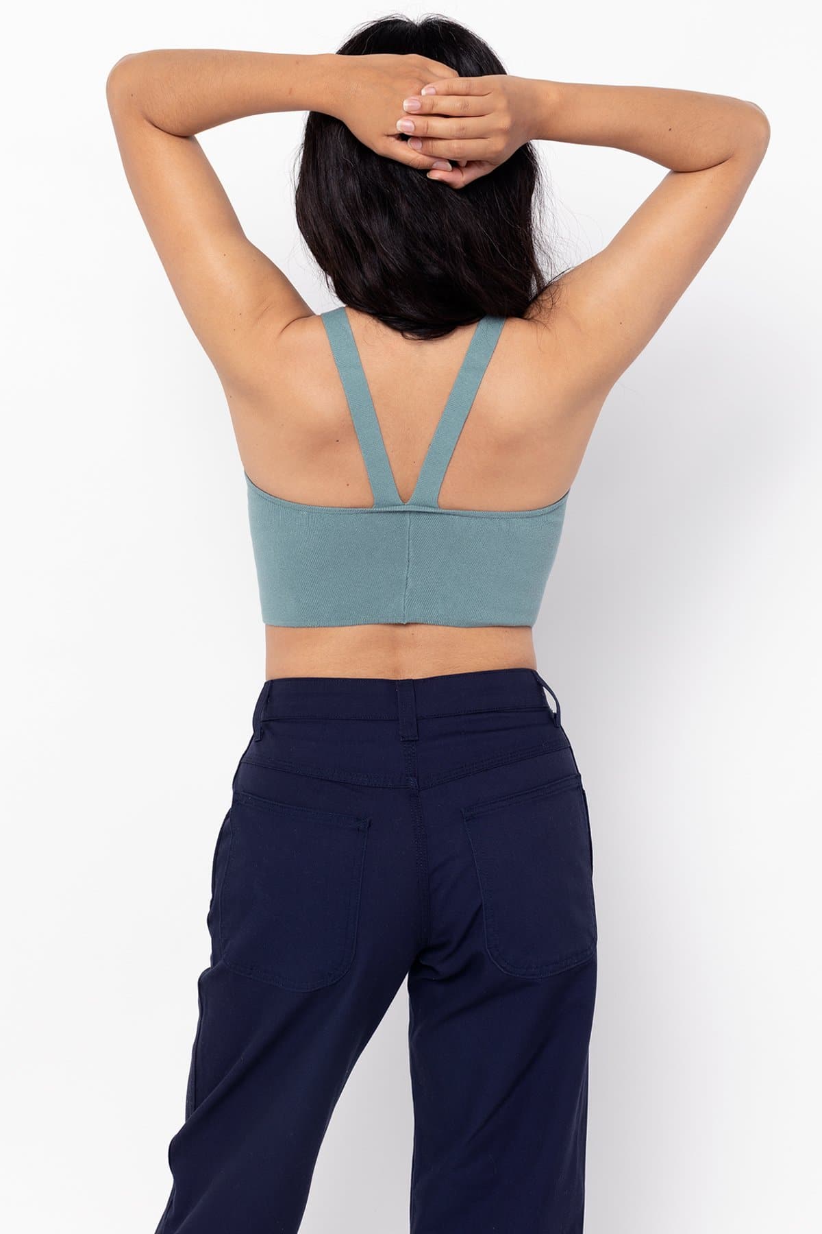 RFK53 - V Strap Knit Top
