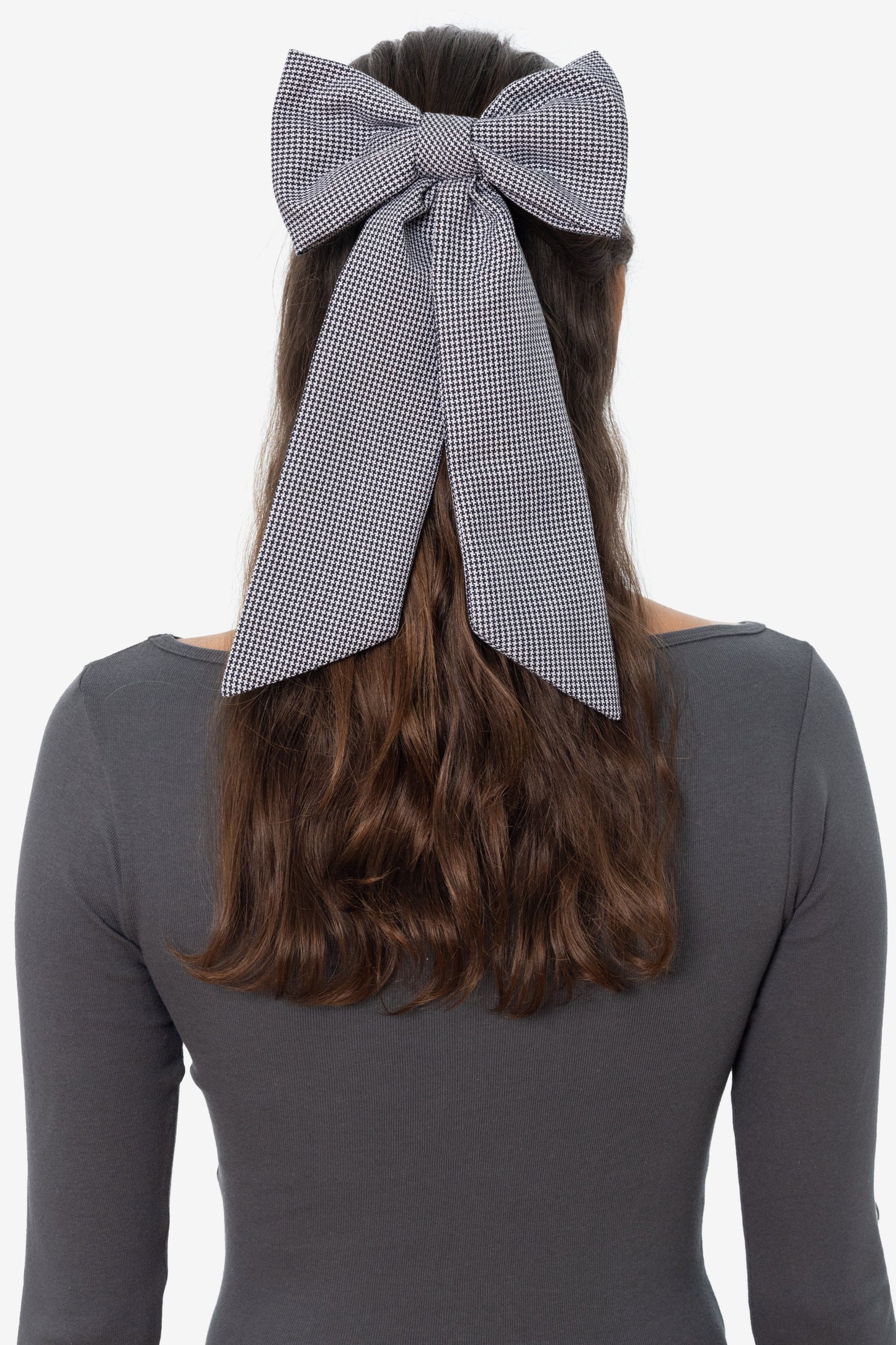 RGB051P - Plaid Long Schoolgirl Bow