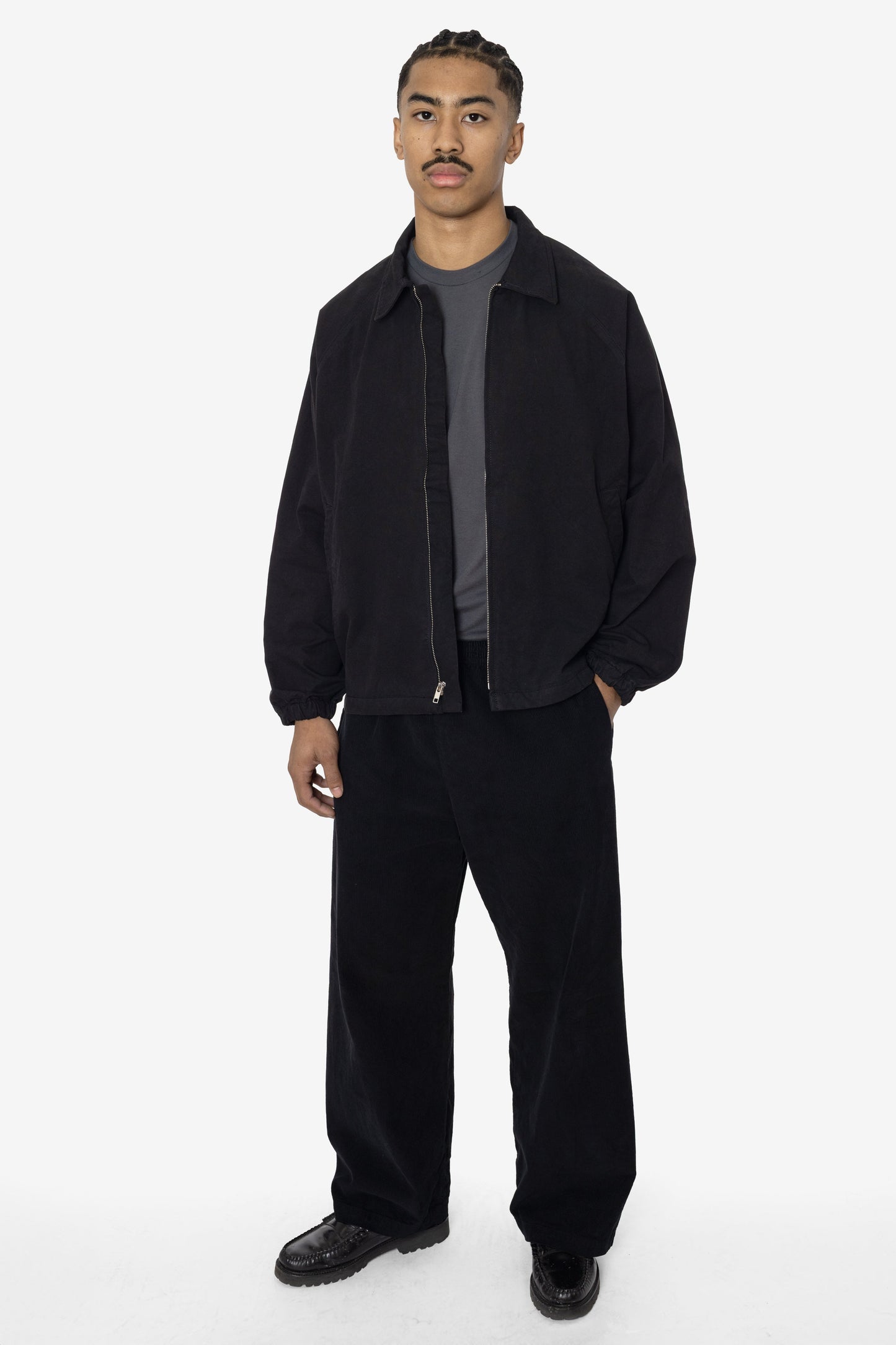 RHC401GD - 8oz Heavy Micro Canvas Zip-up Raglan Jacket