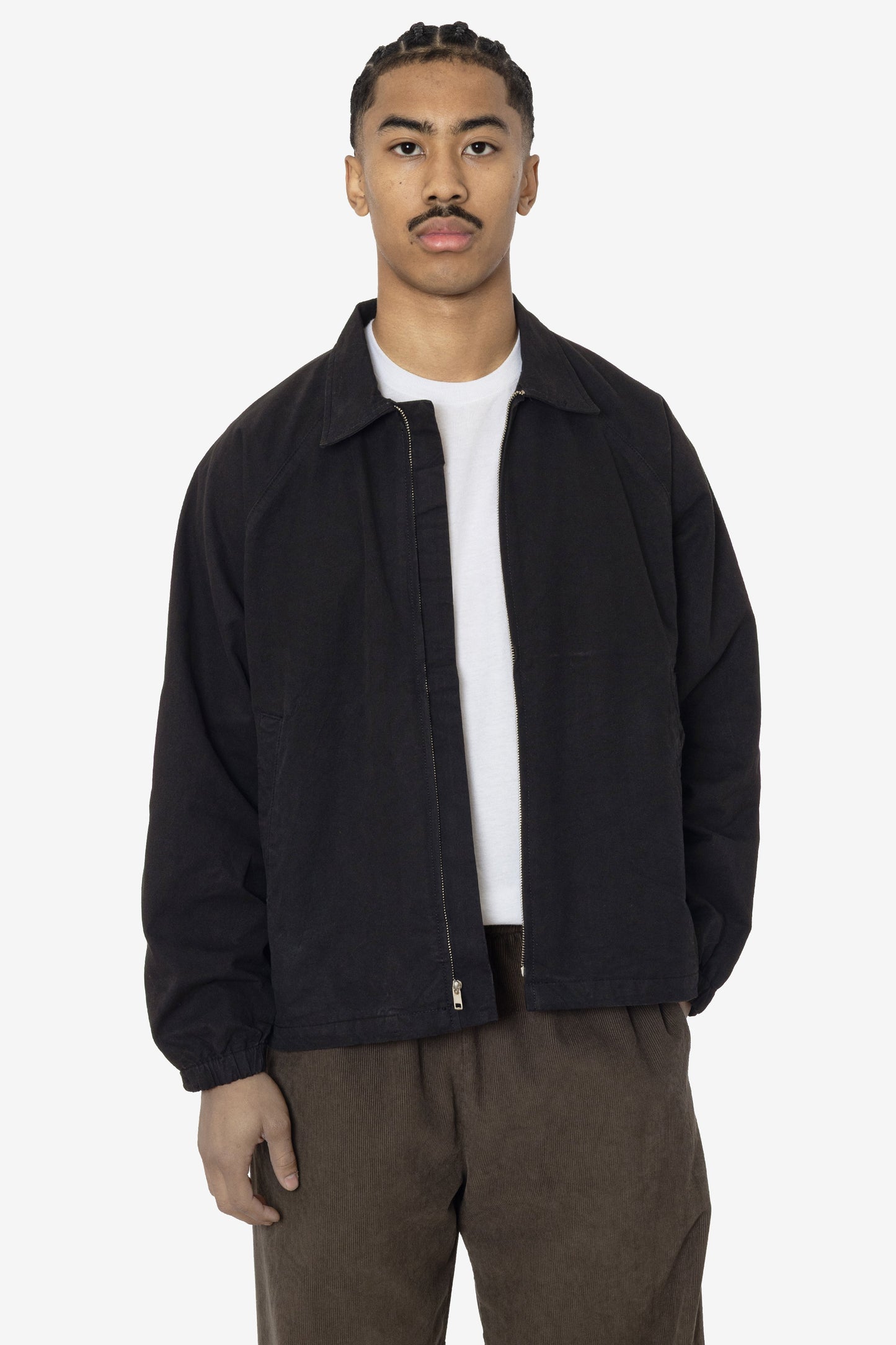 RHC401GD - 8oz Heavy Micro Canvas Zip-up Raglan Jacket