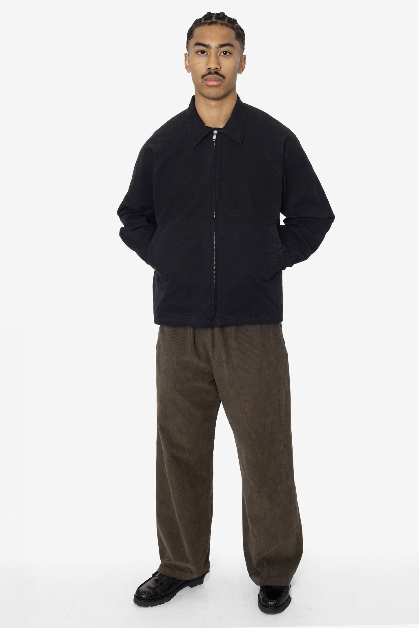 RHC401GD - 8oz Heavy Micro Canvas Zip-up Raglan Jacket
