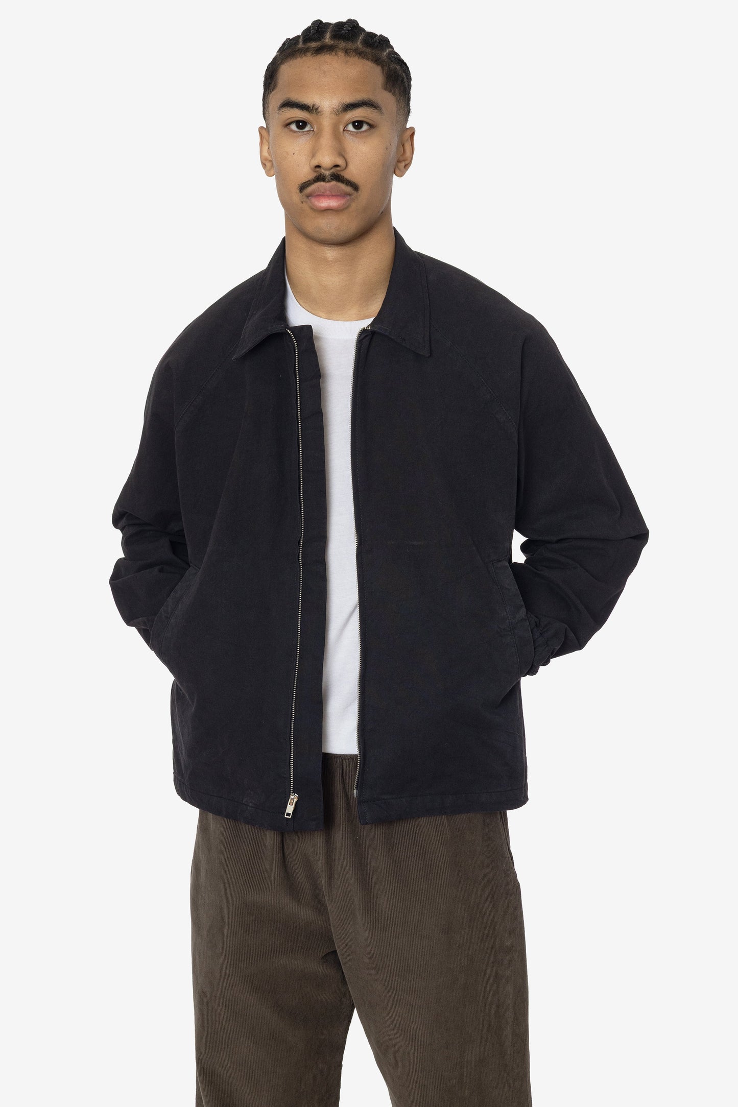 RHC401GD - 8oz Heavy Micro Canvas Zip-up Raglan Jacket