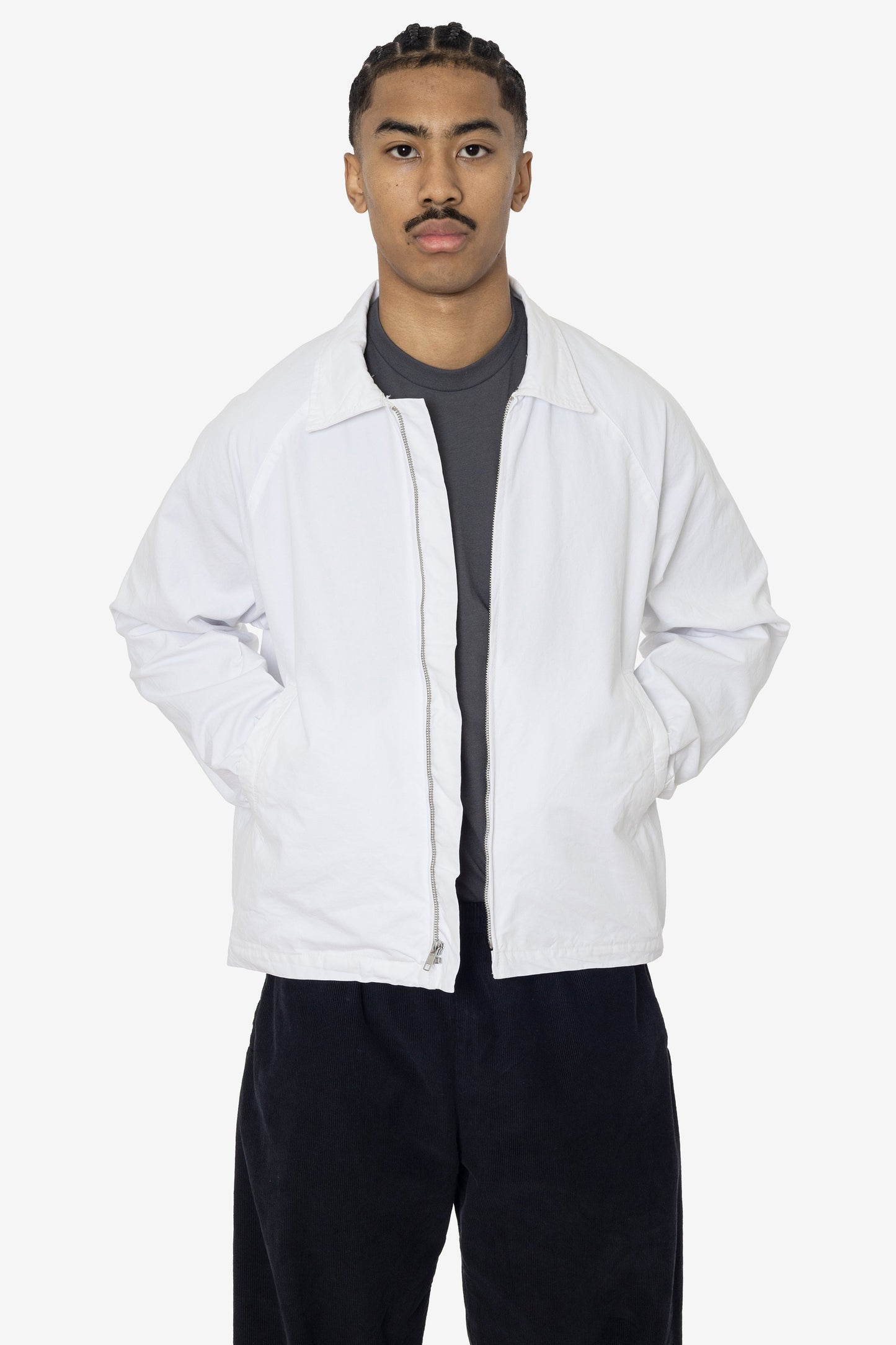 RHC401GD - 8oz Heavy Micro Canvas Zip-up Raglan Jacket