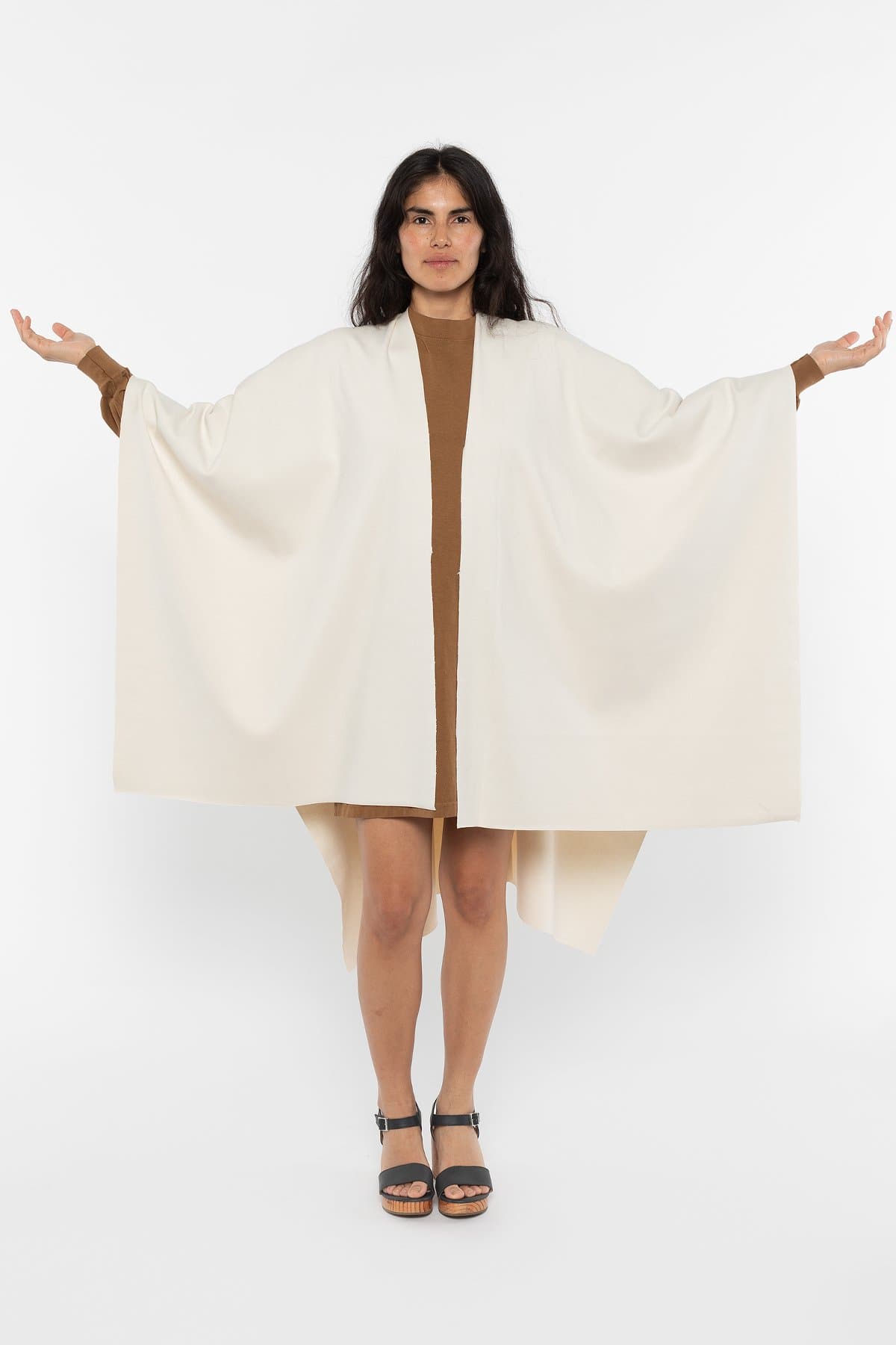 RHFR399GD - Heavy Cotton Rib Poncho
