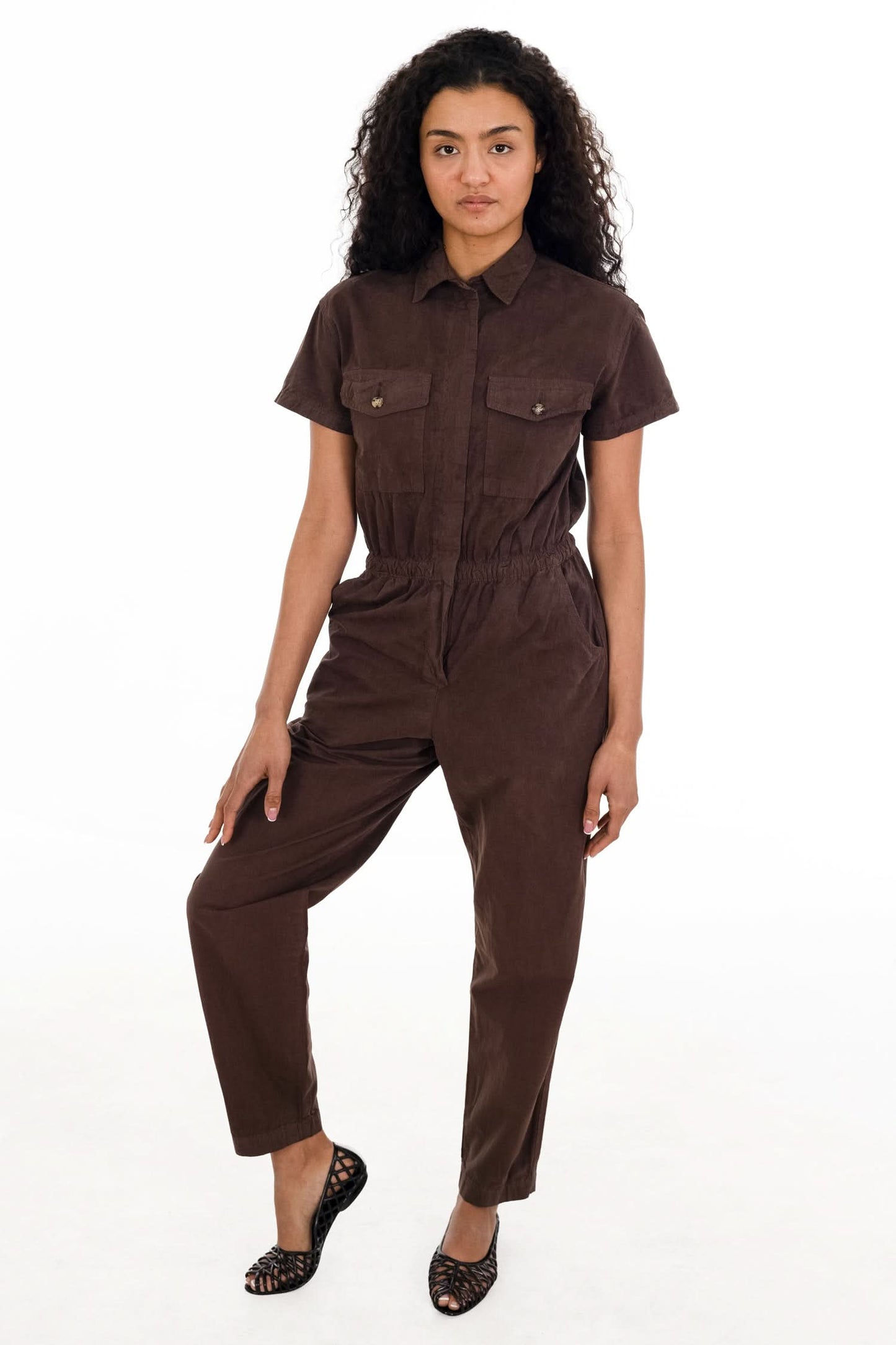 RJC3201GD - Short Sleeve Utility Jumpsuit