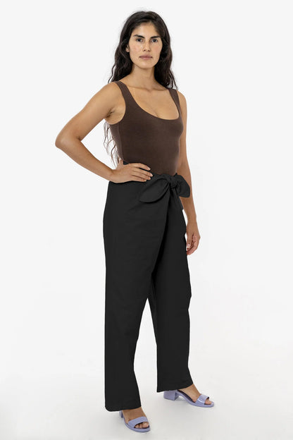 RJC325GD - Poplin Tie Front Pant