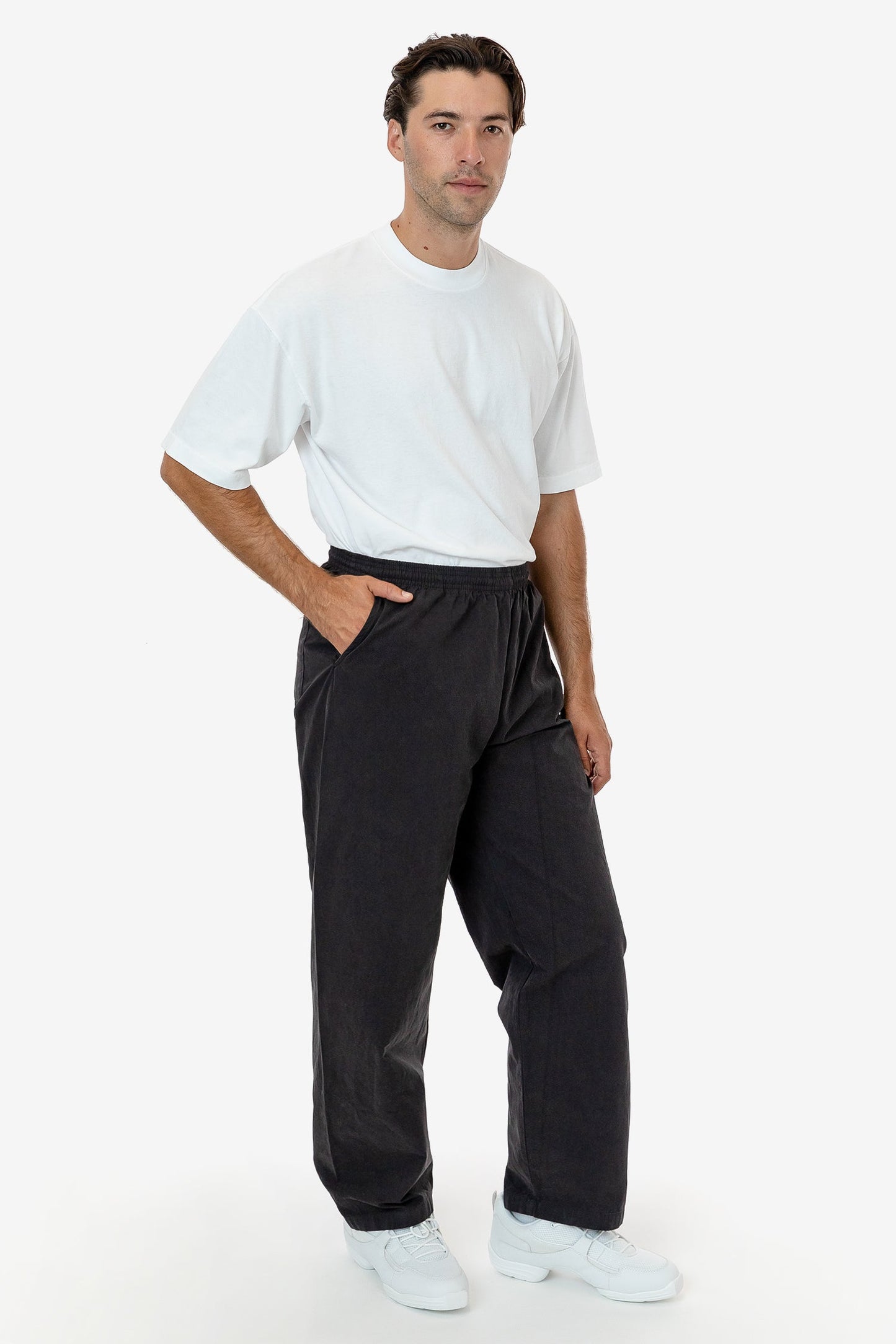 RJC405GD - Cotton Poplin Wide Leg Pant
