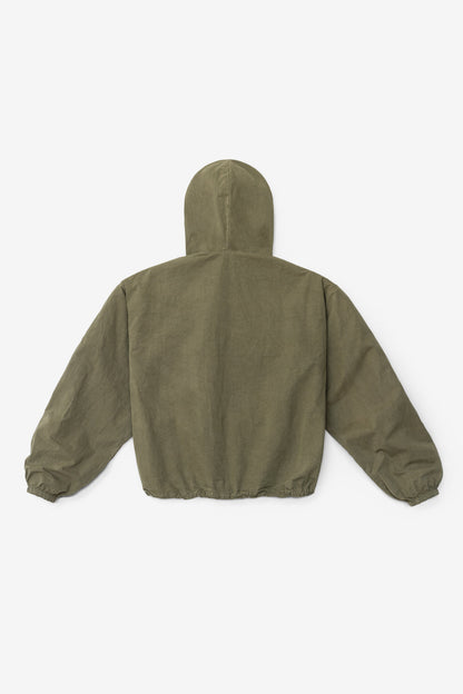 RJC410GD - Cotton Poplin Zip-Up Hooded Jacket