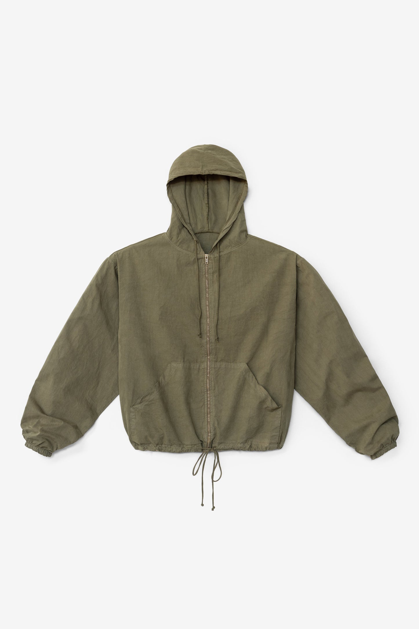 RJC410GD - Cotton Poplin Zip-Up Hooded Jacket