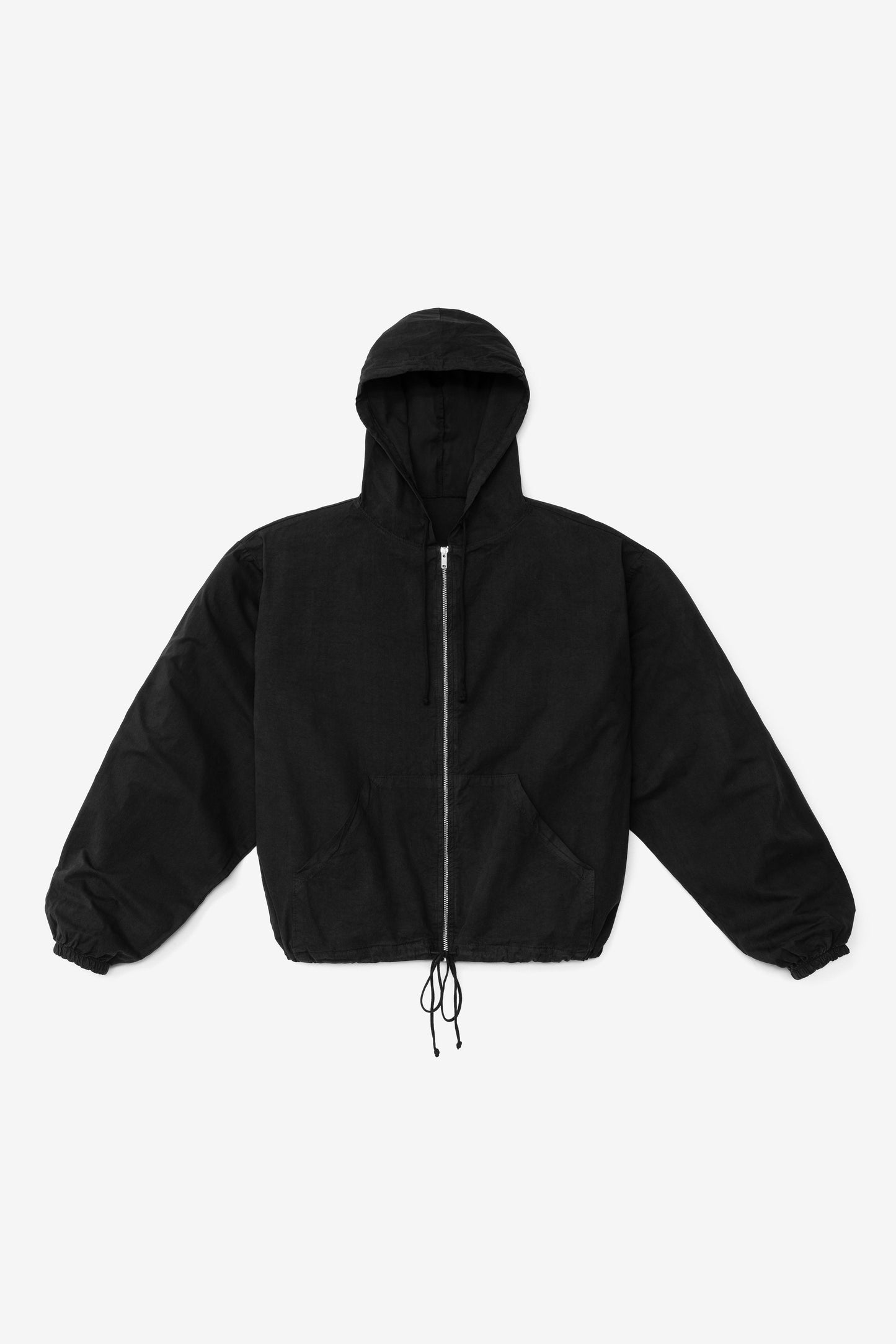 RJC410GD - Cotton Poplin Zip-Up Hooded Jacket